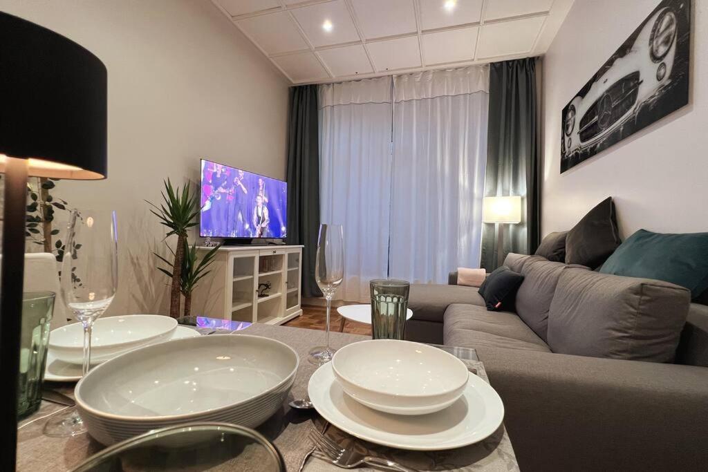 Soul-Apartment Terrasse Privat-Parkplatz Boxspringbett 55Zoll Tv Wlan Leipzig Exterior photo